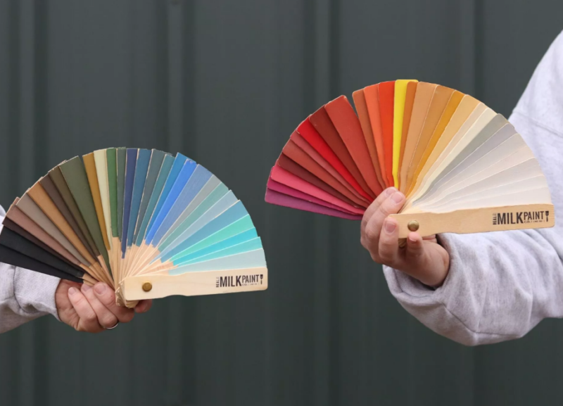 milk paint color range for all your painting projects