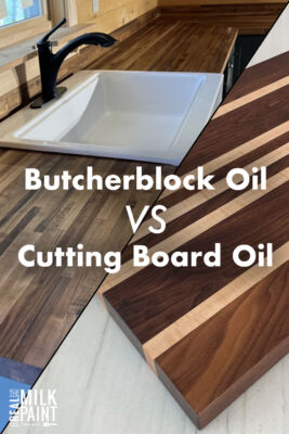 Butcher block Oil vs Cutting Board Oil