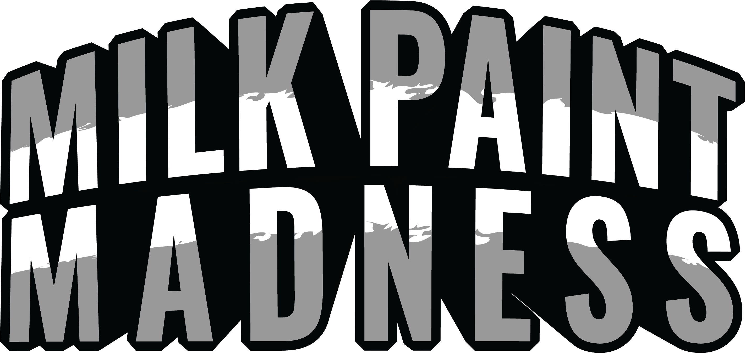 MilkPaintMadness Logo BW HiRes