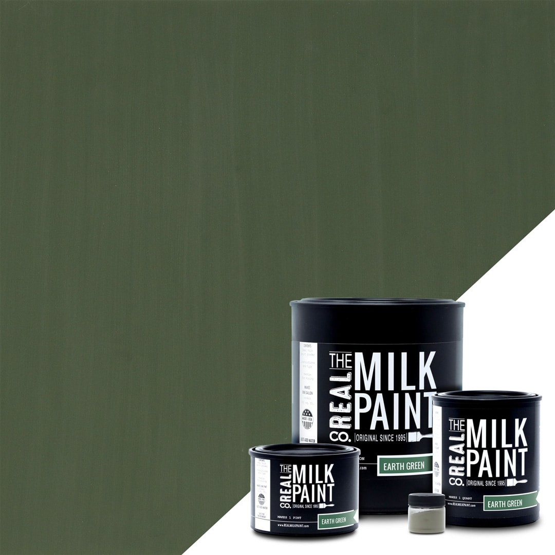 Real Milk Paint Earth Green- Pint