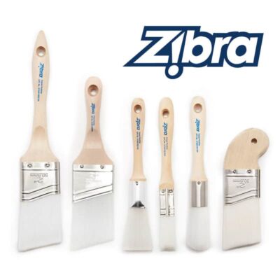 zibra brushes to start painting your barn or fence