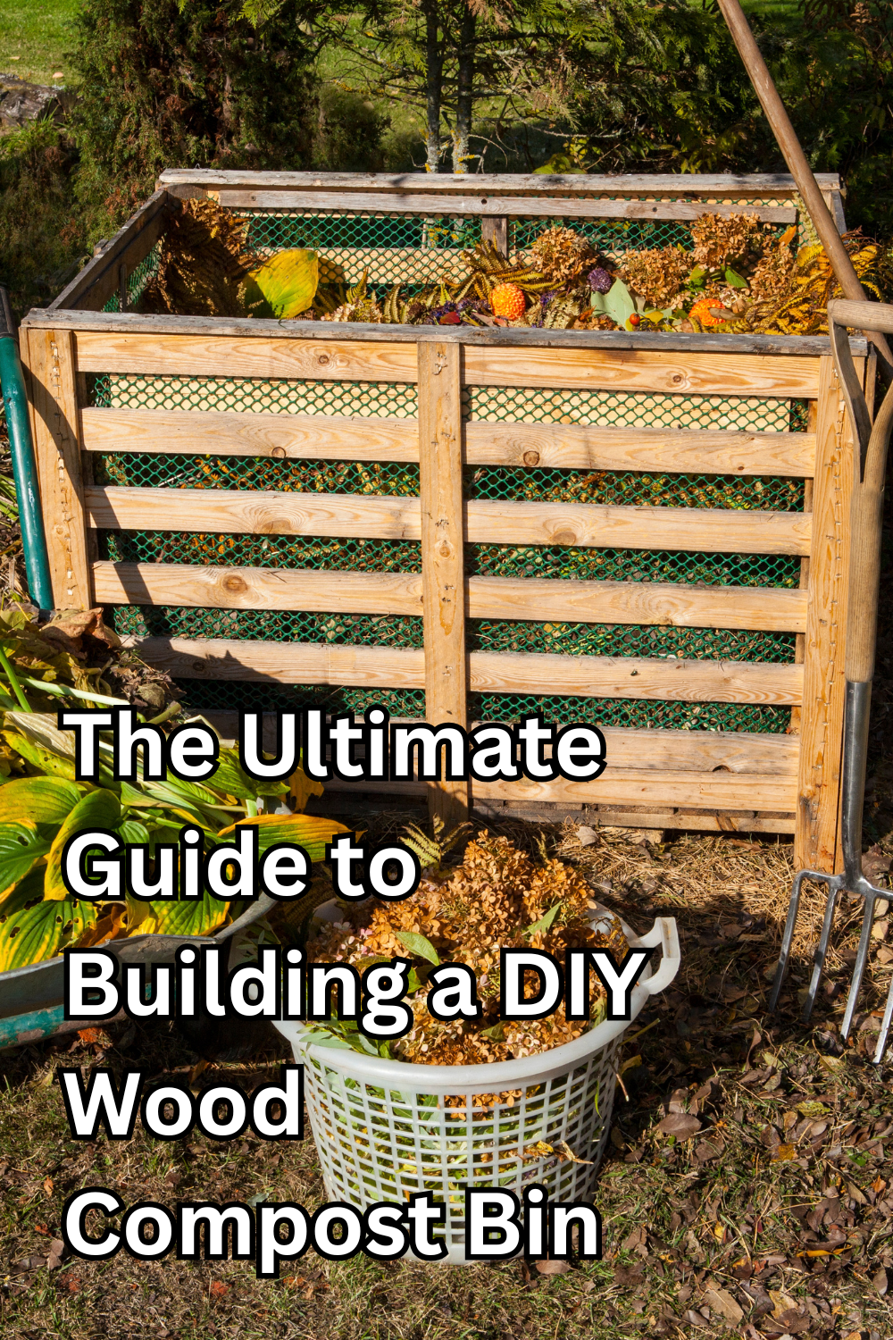 diy wood compost bin