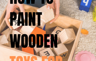 how to paint wooden toys for children